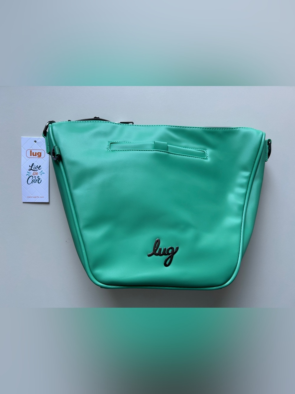 LUG QUEST SATIN LUXE CROSSBODY SPEARMINT NWT - Picture 3 of 8